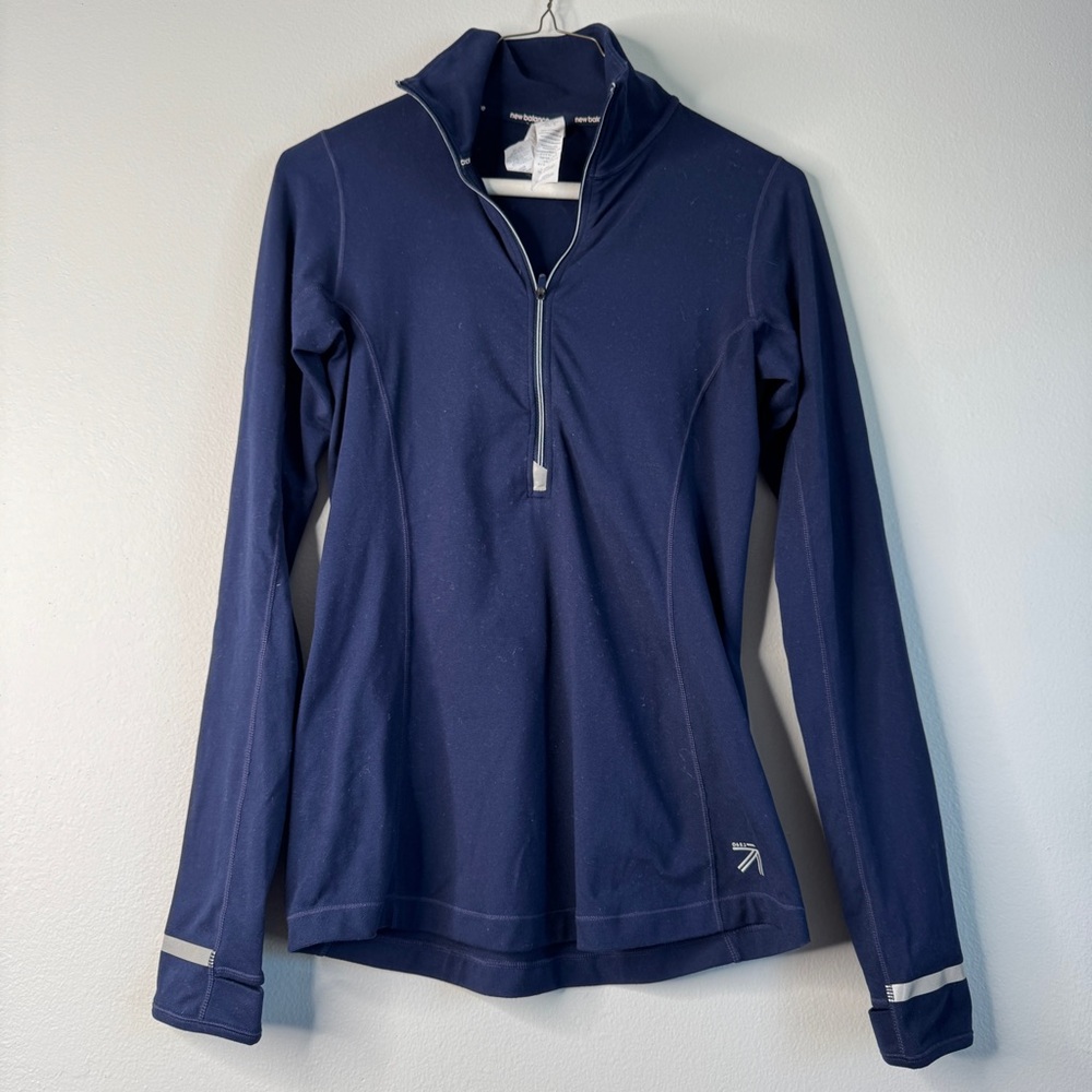 New Balance Gray Quarter-Zip Pullover